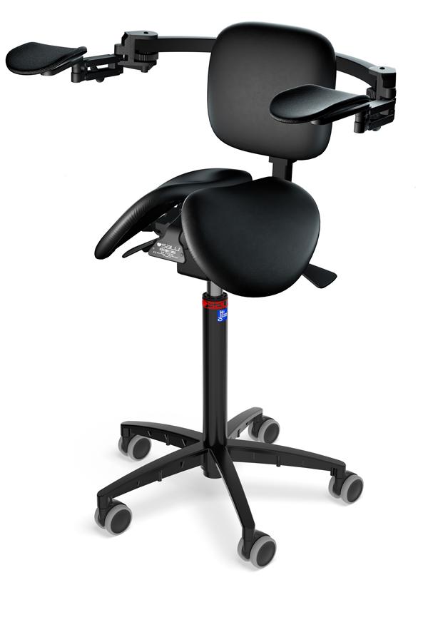 Salli Surgeon saddle chair: ideal chair for precision microscope work