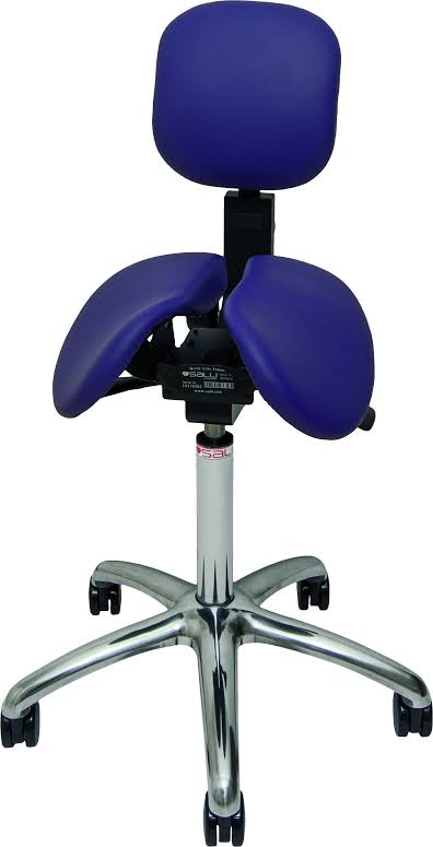 Salli Multiadjuster Saddle Seat with backrest