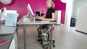 Salli makes the perfect ergonomic saddle chair