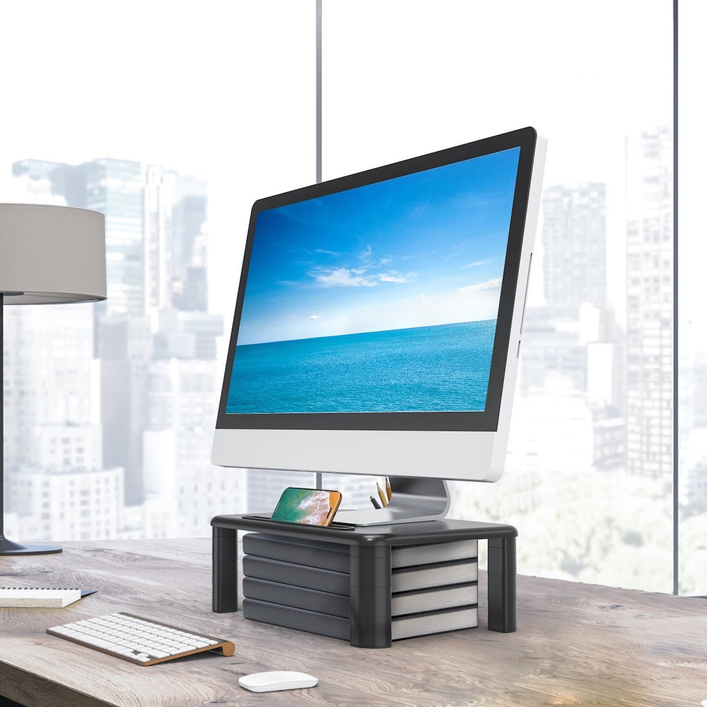 gku™ Height Adjustable Monitor Laptop Stand Riser