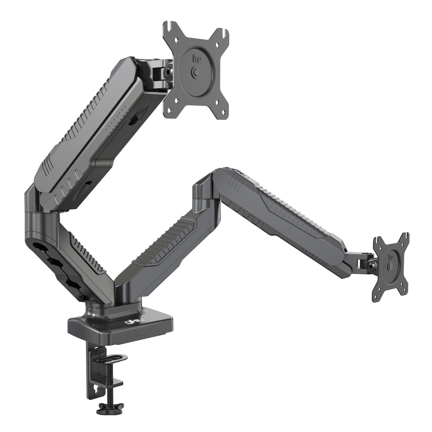 gku™ EZY-Riser© Dual Monitor Desk Mount Stand