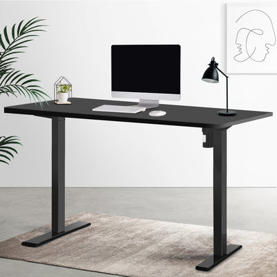 Artiss Electric Standing Desk Motorised Adjustable Sit Stand Desks Black