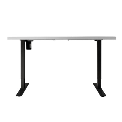 Artiss Electric Standing Desk Motorised Sit Stand Desks Table Black White 140cm
