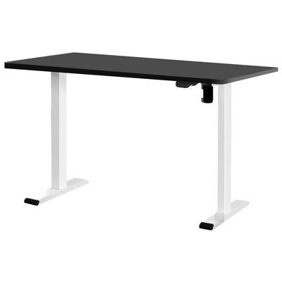 Artiss Electric Standing Desk Motorised Sit Stand Desks Table White Black 140cm