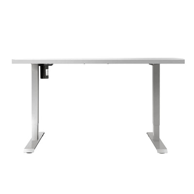 Artiss Electric Standing Desk Motorised Sit Stand Desks Table White 140cm