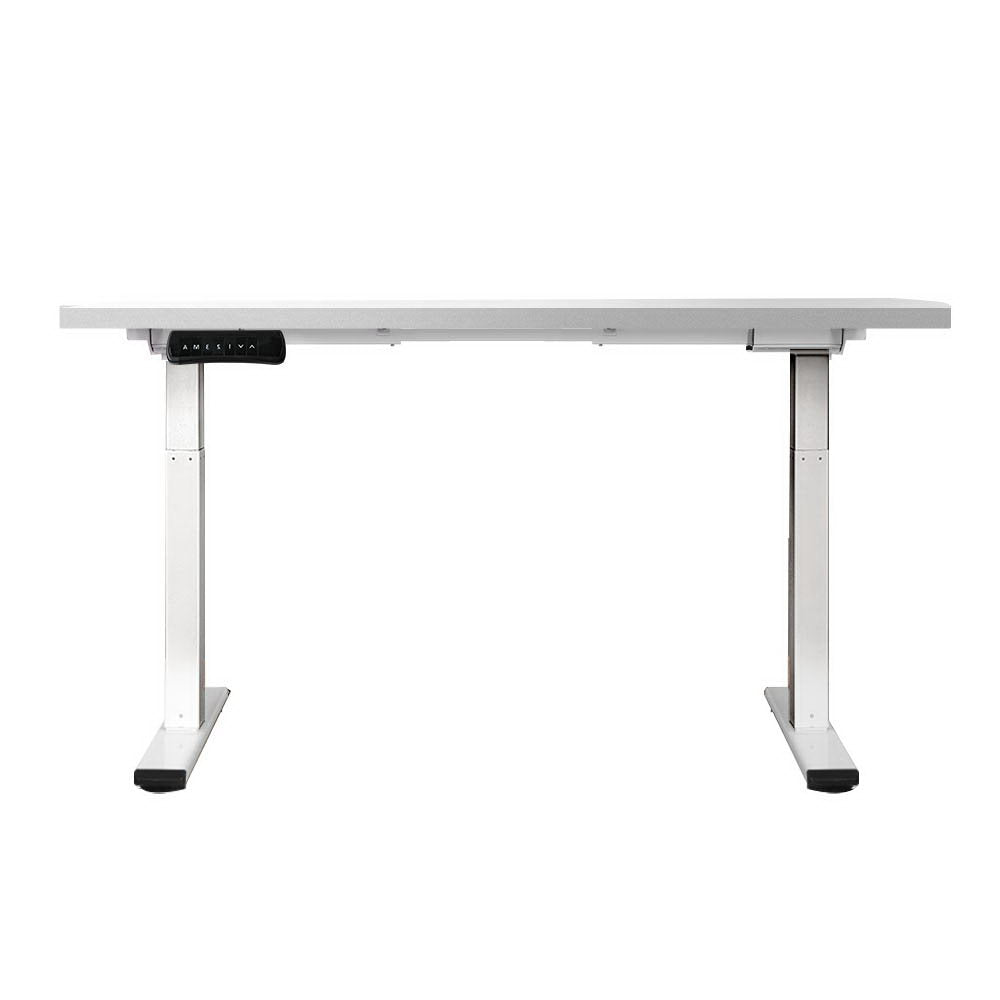 Artiss Standing Desk Electric Height Adjustable Sit Stand Desks White 140cm