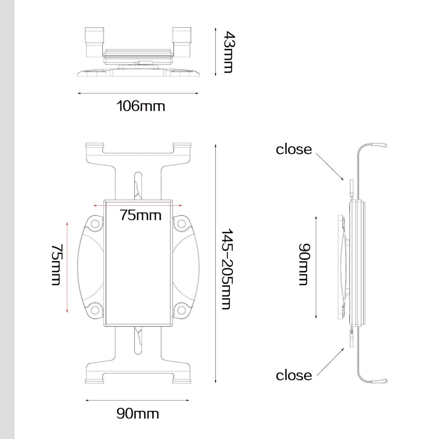 gku™ iPad Adaptor Holder